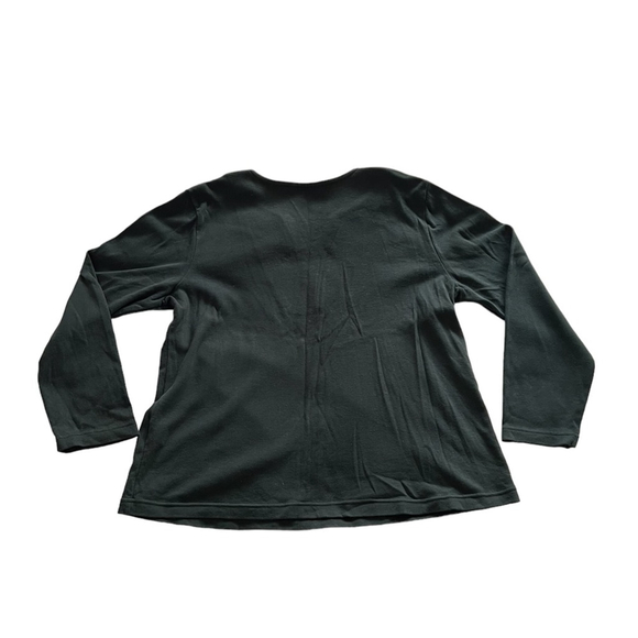 Penningtons 100% Cotton Notch Neck Long Sleeve Shirt with Embroidery Detail - Picture 2 of 4